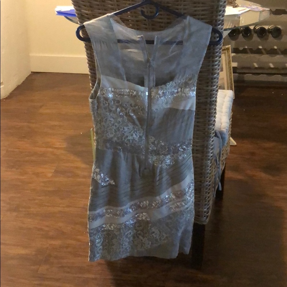 Alice + Olivia silver dress